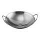 thumbnail image 4 of Wok de acero inoxidable,Wok de acero inoxidable Wok de fondo redondo Wok chino,Olla wok de doble oreja,sartén antiadherente,sartén wok,Sartén para condimentar la cocina del, 4 of 8