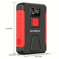 thumbnail image 4 of 13000A/12000A/11000A/10000A Peak 12V Portable Car Jump Starter, 12V Car Battery Charger, Car Jump Starter with Air Compressor, Jump Starter Para, Car Accessories Tools, LED Light, Battery Charger, 4 of 15