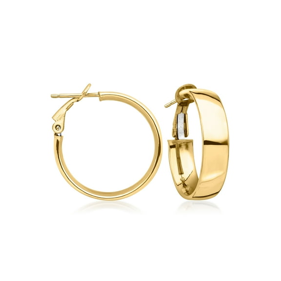 Ross-Simons Italian 14kt Yellow Gold Hoop Earrings, Women's, Adult