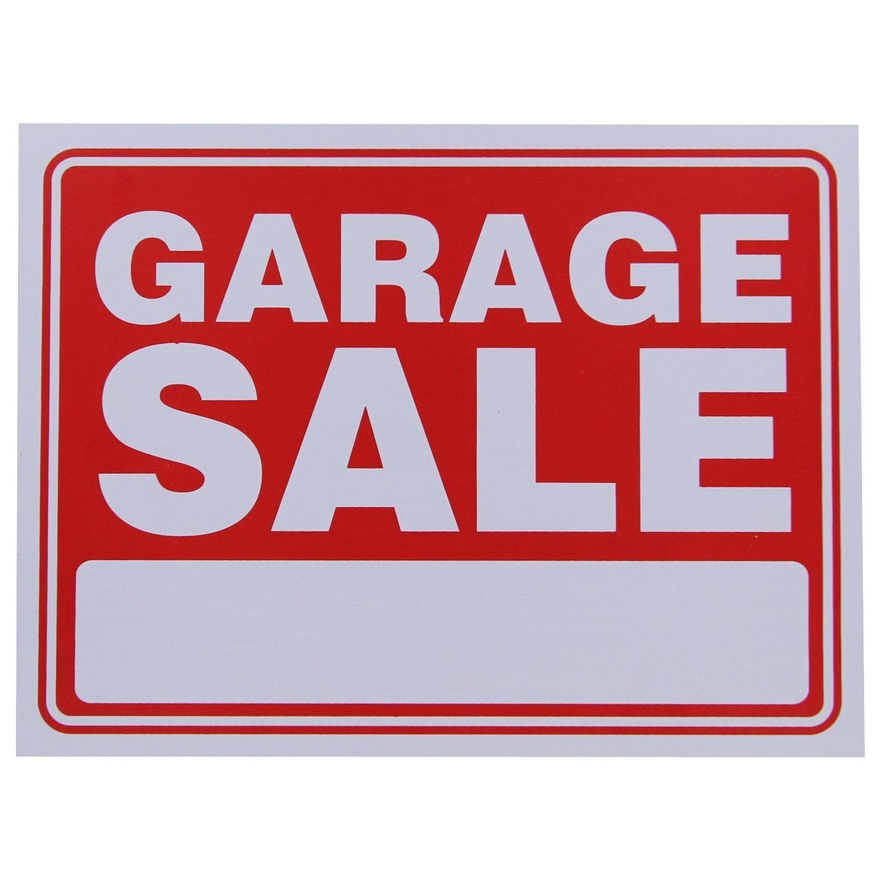 Garage Sale Sign 9 X 12 Inch 4 Pack States Garage Sale In White
