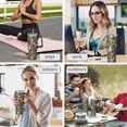 thumbnail image 4 of Spill Proof 40oz Chicken Tumbler with Handle and Straw – Double Insulated Travel Cup, Must Have Gift for Men Women, 4 of 5
