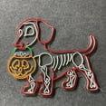 thumbnail image 4 of Handmadetneonsign Halloween Skull Dog Neon Sign, Halloween Wall Art Decor, Home Bar Pub Beer Wall Decor, 4 of 5