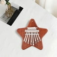 thumbnail image 7 of 8-Tone Solid Wood Thumb Piano - Mini Finger Kalimba with Lanyard, Easy-to-Play Musical Instrument for Beginners, Kids & Adults - Portable Wooden Gift with Instruction Manual, 7 of 7