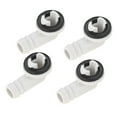 thumbnail image 1 of Plastic Air Conditioner AC Drain Hose Connector Elbow Fitting & Rubber Ring Kit, 1 of 1