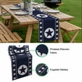 thumbnail image 5 of Western Star Ethnic Table Runner - 36 Inch Long, Kitchen Dining Table Runner Dresser Scarves, Navy Blue Texas Ethnic Stars Vintage Farmhouse Decor for Coffee Tables Wedding Party Banquet, 5 of 8