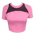 thumbnail image 1 of Playera para Mujer Umbro Talla EG Crop Deportiva Rosa Neon, 1 of 4