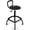 Black, variant on Garage Stool, Adjustable Height Swivel Work Mechanic Shop Stool with Backrest, Pneumatic Shop Chair for , Workshop, 300 LBS Capacity, 360? Rotation, Heavy Duty, Red