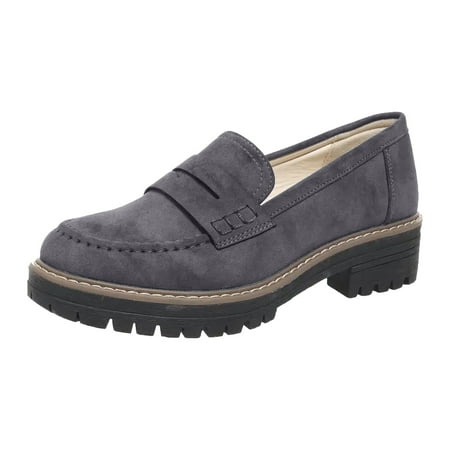Mepaouo Women s Loafers Flat Platform Lightweight Penny Loafer Slip on Walking Casual Shoes