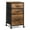 Rustic Brown Wood Grain Print, variant on GALAXHERO 3 Drawers Mobile File Cabinet, Desk Table Cabinet Fits A4/Letter Size, Home Office Furniture, Black