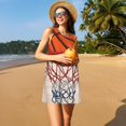 thumbnail image 3 of Disketp Basketball Shot para Vestido sin Mangas para Mujeres, Vestidos de Verano para Mujeres, Casual y Holgado para la Playa, 3 of 7