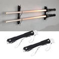 thumbnail image 2 of Sword Stand Holder Acrylic 2 Layer Wall Mounted Samurai Lightsaber Display Rack Stand Hook Mount Hanger Support White Black Mount Adjustable for Home Office, 2 of 9