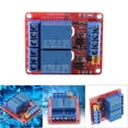 thumbnail image 3 of High and Low  , 2 Channel Relay Module, Optocoupler Isolation High and Low   Product Dimension, Pc Board Relays, 3 of 8