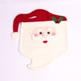 thumbnail image 3 of Fundas para sillas de comedor de Papá Noel, decoración navideña, fundas para asientos de comedor, fundas para sillas, decoración de cena navideña, fiesta de Navidad (45 * 70 cm, Mr Santa (2PCS)), 3 of 5