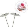 thumbnail image 3 of HJ Garden 4pcs 304 Stainless Steel Decorating Nails Flower Nail Flowers Making Tools Cake Cupcake Baking Decor Tools, 3 of 5