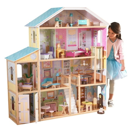 KidKraft Majestic Mansion Dollhouse with 34 accessories included