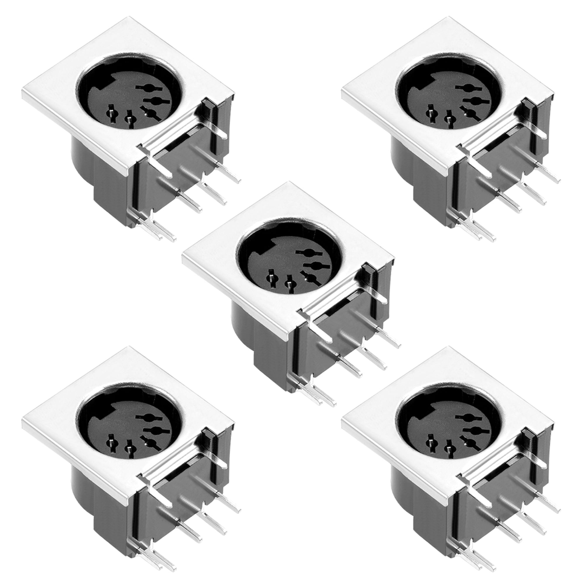 3.5 mm Audio Jack Connector PCB Mount Female Socket 8Pin PJ-393