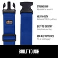 thumbnail image 2 of Correas de equipaje GORILLA GRIP, resistentes, ajustables, paquete de 2, azules, 2 of 9
