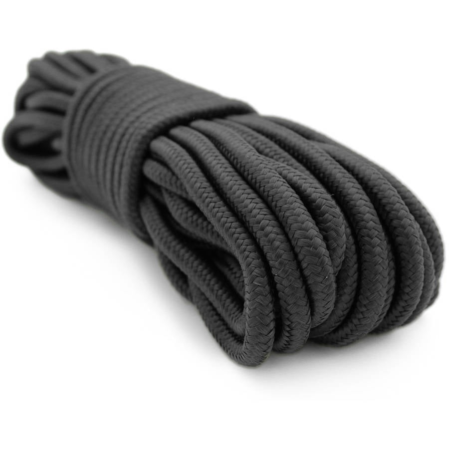 9mm x 50' Camping Rope, Black