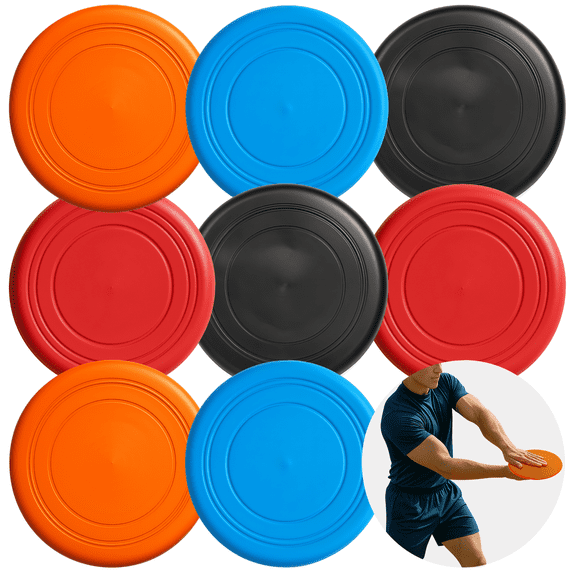 8pc Baseball Swing Training Set, 7" Colored Softballs for Mechanics Analysis, Durable Batting Aid