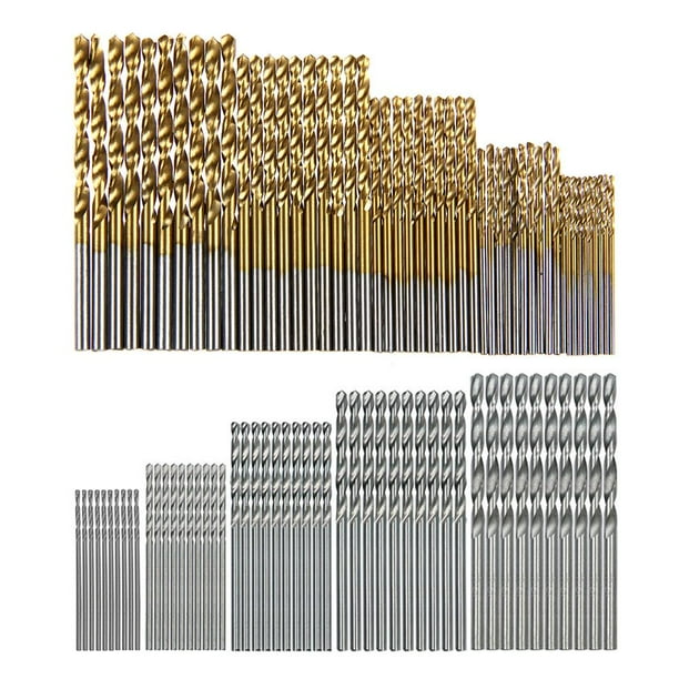 200pcs 1.0-3.0mm Vástago recto HSS Brocas helicoidales Juego de brocas para carpintería Likrtyny 3jp8uf2gg1ps2cg8
