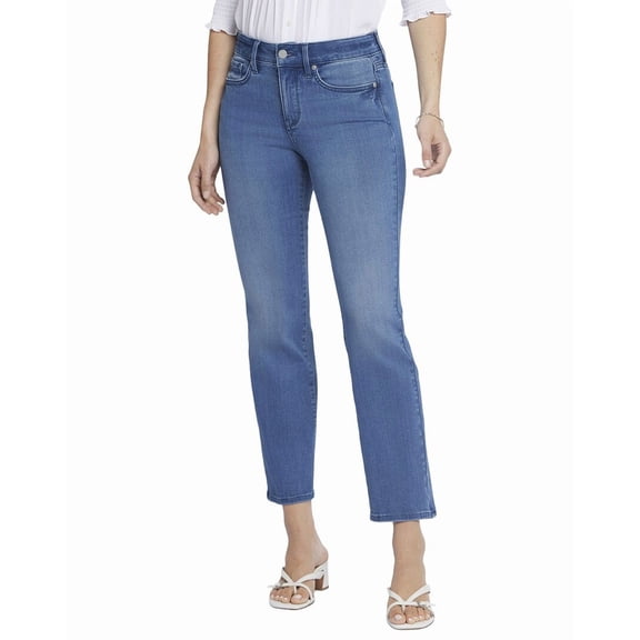 NYDJ womens Marilyn Blueisland Ankle Crop Jean, 8