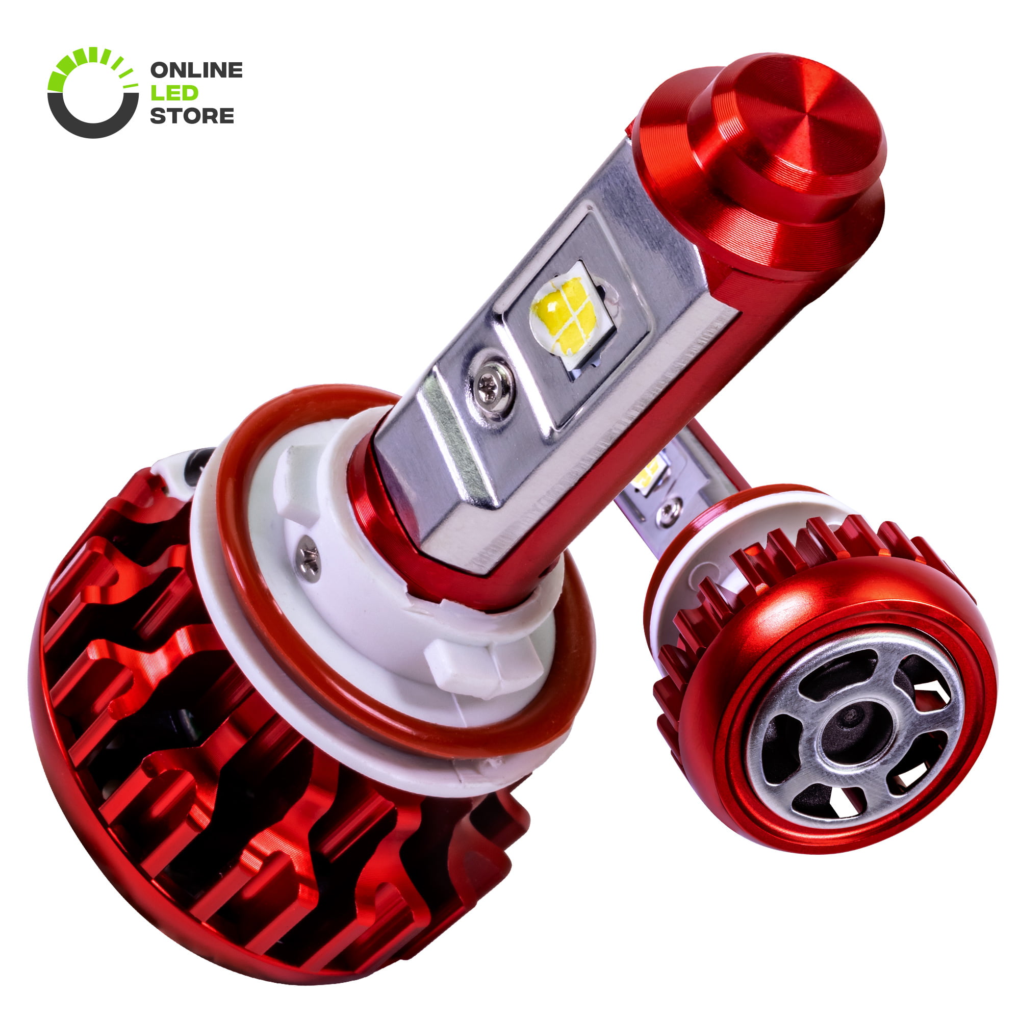 Details about   H9 LED Headlight High Beam Kit Plug&Play Turbo Cool Fan Waterproof CREE Chip 