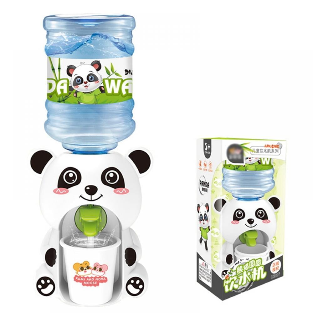 350 ML Mini Water Dispenser for Kids Lovely Panda Water Machine Funny Water  Toy for Kids(Black) 