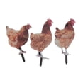 thumbnail image 2 of Pots de Poule, Acrylique 3Pcs Durable Multipurpose Poulet Piquets Facile à Utiliser pour l'Extérieur, 2 of 8
