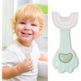 thumbnail image 1 of Cepillo de dientes para ni?os con cabeza de silicona 5 piezas Cepillo de dientes de entrenamiento manual suave Cepillo de limpieza de dientes oral de 360 ????grados con cabeza de silicona suave para Ki ShuxiuWang 8390606648921, 1 of 1