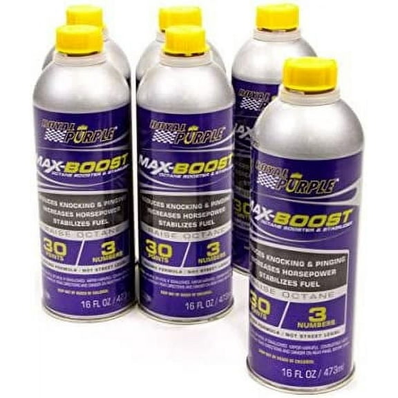 Royal Purple 11757 Max Boost Octane Boost Case, 16 Fl. Oz (6 Pack)
