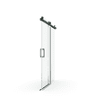 thumbnail image 6 of Frameless 56"-60"W x 76"H Sliding Shower Door, 3/8" Tempered Glass, Matte Black, New, 6 of 8