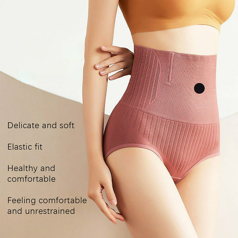 amlbb Seamless Shapewear Boyshorts Panties for Women Solid Color Large Size  High Waist Warm Belly Hip Lift Thin Waist Panties Underwear on Clearance