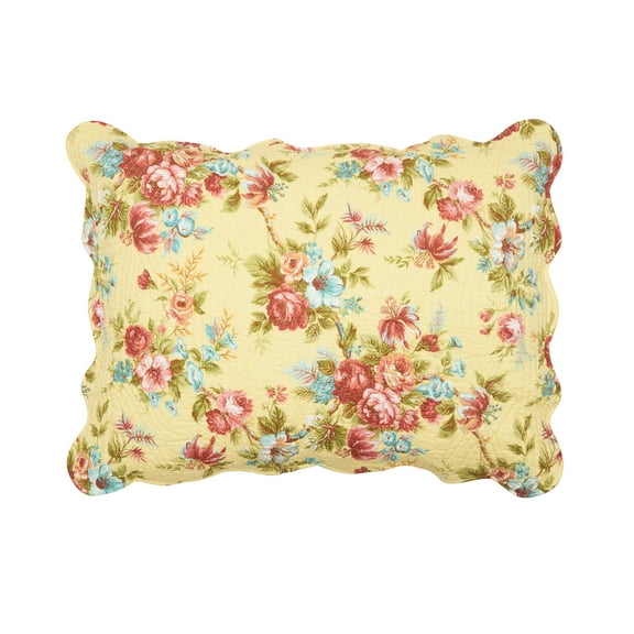 20" x 26" Rosemary Cotton Standard Sham - Machine Washable