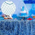 thumbnail image 3 of Austok Decorative Fishing Net, Fish Net, Wall Hangings Decor, Nautical Mediterranean Style Photo Hanging Display Frame For Crafts Beach Wedding Mermaid Party Under The Sea Party Decorations, 3 of 9