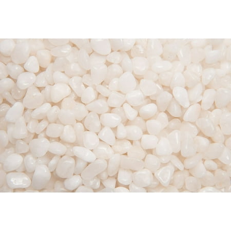 Milky Quartz Crystal Fantasia Crystal Vault: 1/2 lb High Grade Milky Quartz Tumbled Stones - XSmall - 0.5