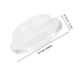 thumbnail image 2 of ELAYARD 4 Pcs Coupelles de Roulettes Transparentes Abs pour Piano Vertical Protection de Sol Antidérapant Salle de Musique, 2 of 8