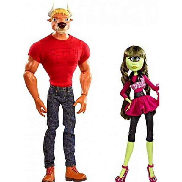 Monster High Manny Taur & Iris Clops Doll Set