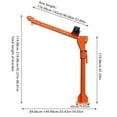 thumbnail image 2 of Truck-Mounted Crane Truck Crane 1100 lbs 360 Swivel w/ Wireless Control, 2 of 23