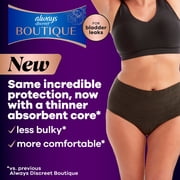 (4 pack) Always Discreet Boutique, Reimagined Adult Diapers for Women Size S/M, 20 Count