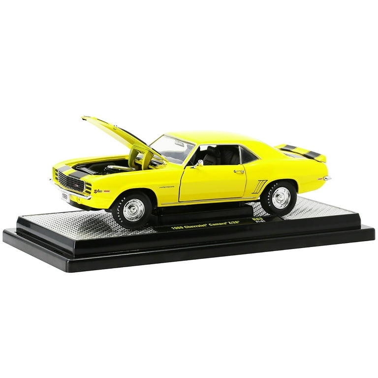 ミニカー 1969 Camaro Z28 Jadatoys JADA BIGTIME BTM 1969 CHEVY CAMARO Z28 MATTE BLACK W/ RED 1