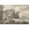 thumbnail image 3 of Johann Christian Klengel 14x11 Black Modern Framed Museum Art Print Titled - Ideal Landscape with a Shepherd and Cows (1770-1824), 3 of 5