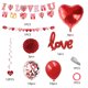 thumbnail image 2 of Juego de globos para fiesta de San Valentín, 43 piezas, LOVE Banner, 2 of 2
