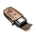 thumbnail image 4 of Vitodeco Superior Leather Key Fob Case Compatible for Toyota Rav4, Camry, Prius, Highlander, CH-R, Avalon, Toyota 86, Mirai (4-Button, Mocha), 4 of 6