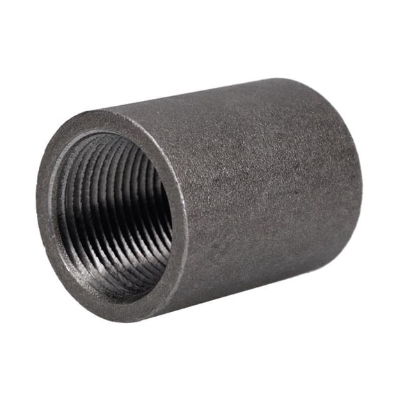 STZ Industries 1 in. FIP each X 1 in. D FIP Black Steel Coupling