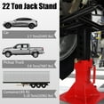 thumbnail image 5 of Yiwa 22 Ton (44,000 LB)  Heavy Duty Pin-Type Jack Stands - 1 Pair Professional Triple-Lock Support for Trucks, SUVs, Equipment, Adjustable 11"-18" Height, Fail-Safe Steel Construction, 5 of 8
