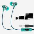 thumbnail image 2 of Christmas Gifts Liweisiy 3.5Mm In-Ear Stereo Earbuds Earphone With Mic For Cell Phone D4451 Blue, 2 of 7