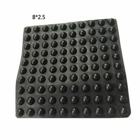 100* Silicone Self-Adhesive Anti Collision Rubber Feet Small Round Bumpers