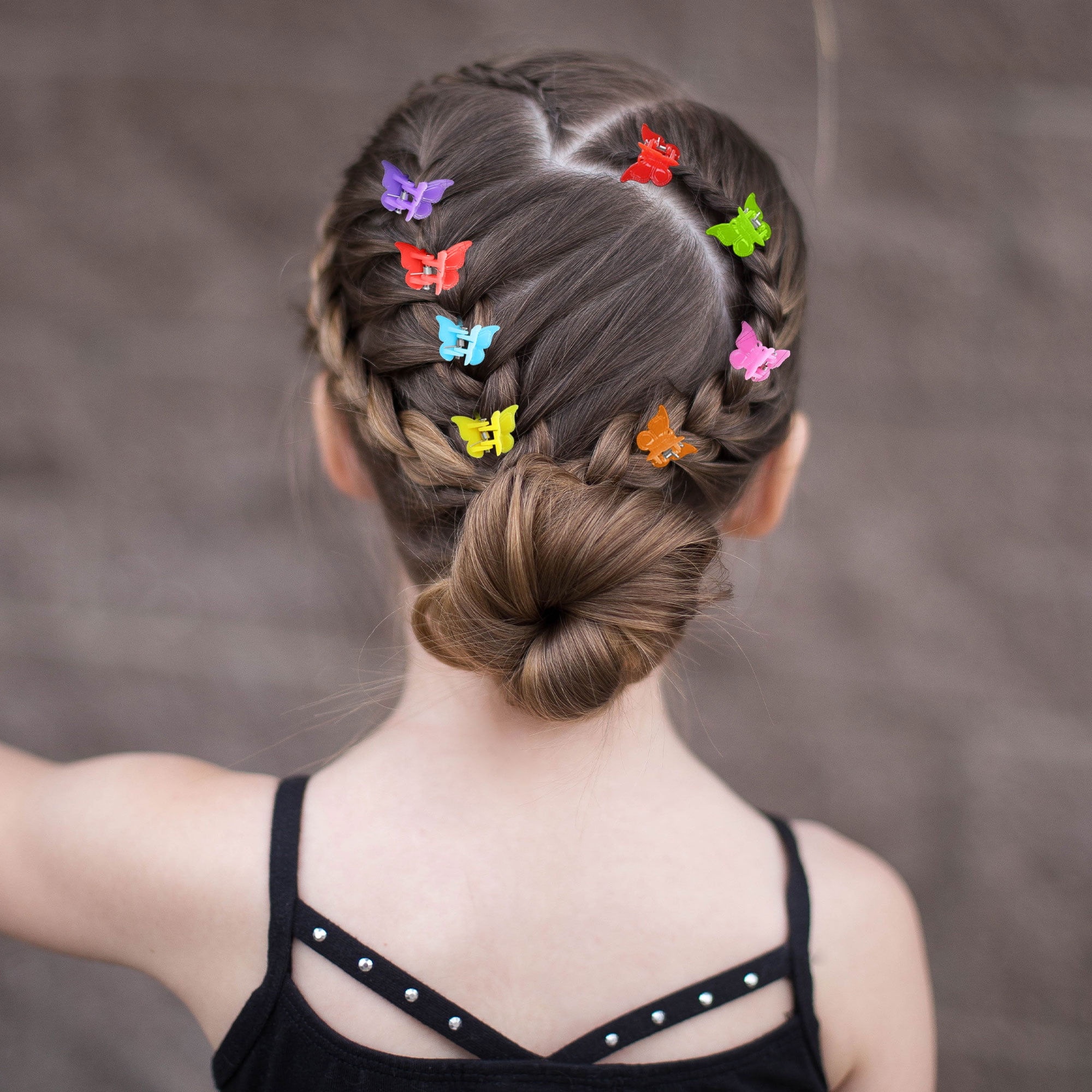 TSV 100Pcs Mini Butterfly Hair Clips Assorted Color Bangladesh Ubuy
