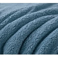 thumbnail image 3 of Chezmoi Collection Wynne 2-Piece Honeycomb Double Sided Sherpa Comforter Set Twin, Reversible Blue White Sherpa Bedding Set Twin Size, 3 of 8