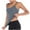 Gray, variant on lmcalzta Womens Yoga Tank Tops Workout Camisole for Women Slim Fitting Gym Athletic Racerback Backless Spaghetti Strap Tops